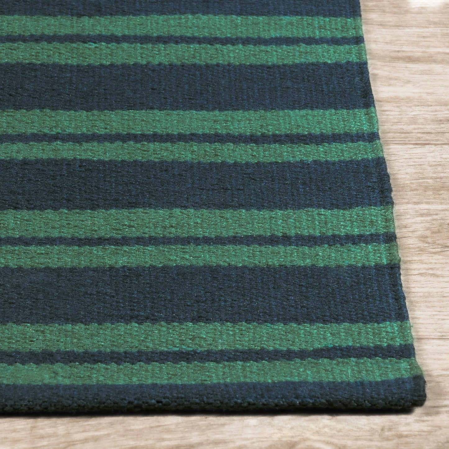 Performance Palma Stripe Rug - Deep Blue/Green