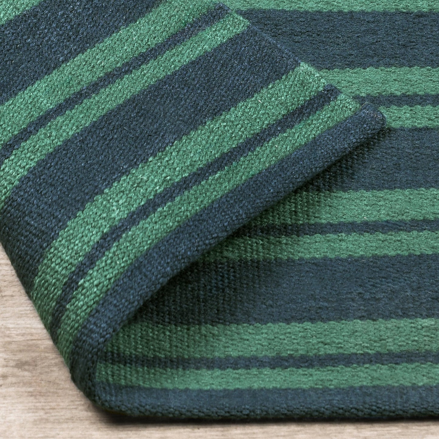 Performance Palma Stripe Rug - Deep Blue/Green
