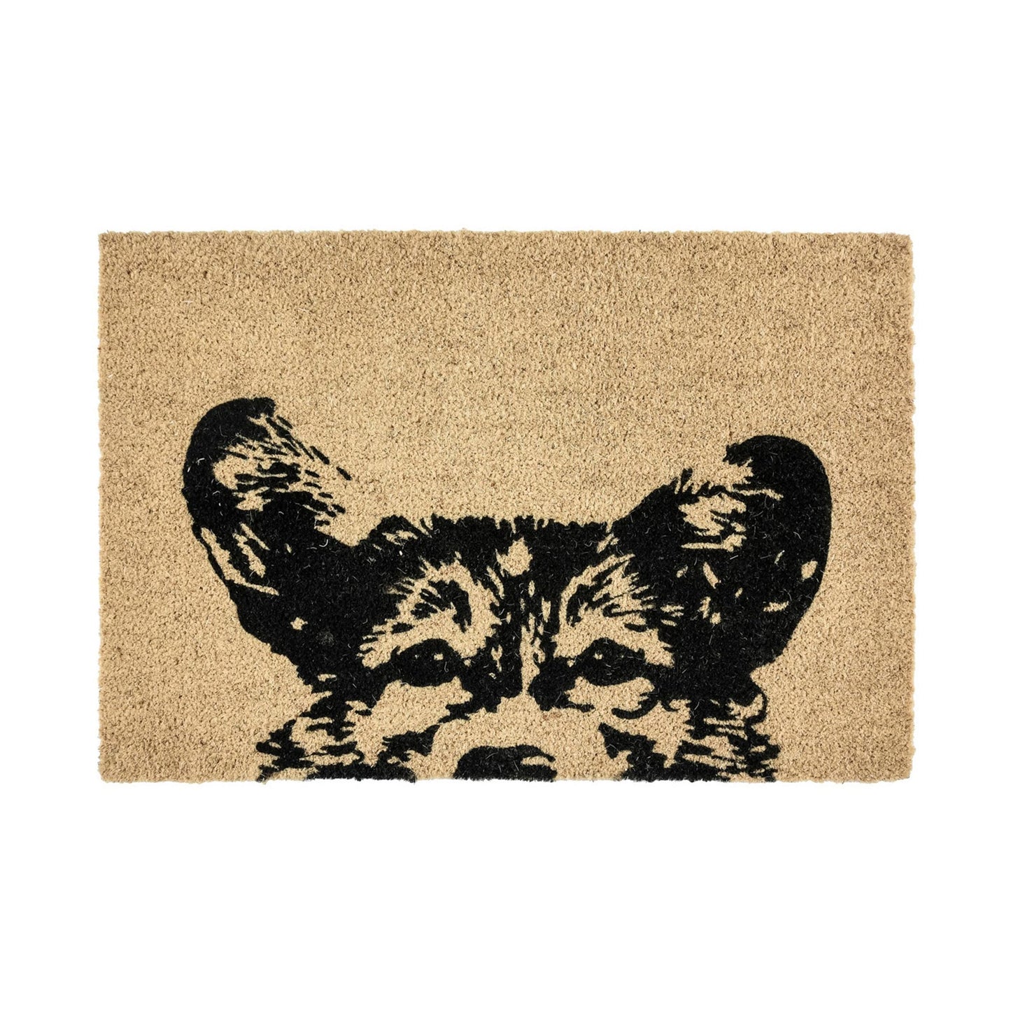 Earnest Dog Doormat 24x36 - Black/Sand