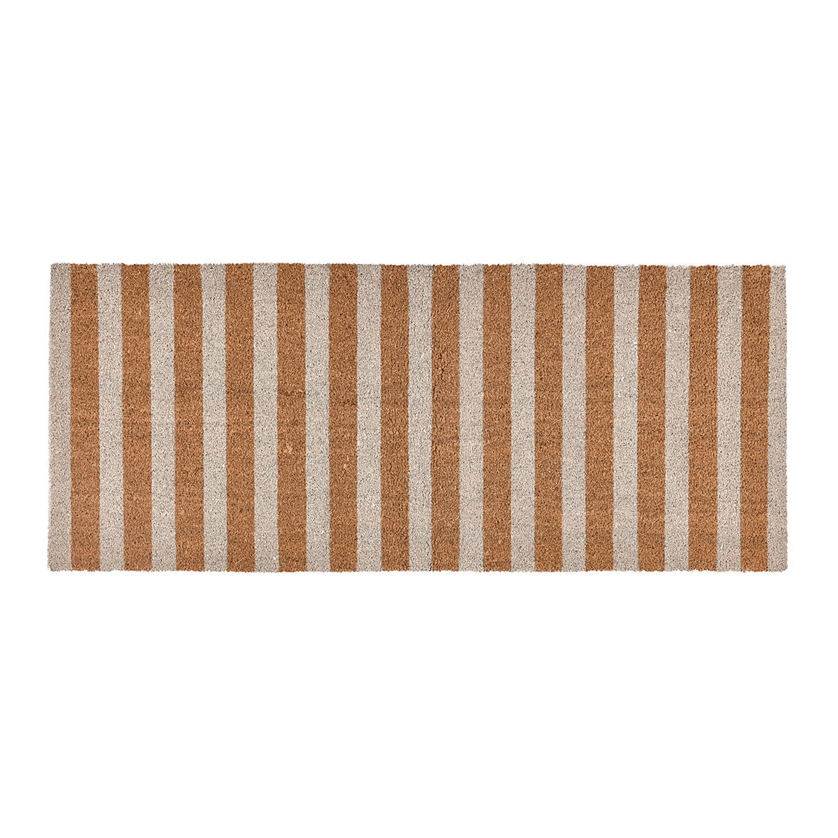 Striped Doormat 24x57 - Ivory/Natural