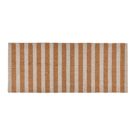 Striped Doormat 24x57 - Ivory/Natural