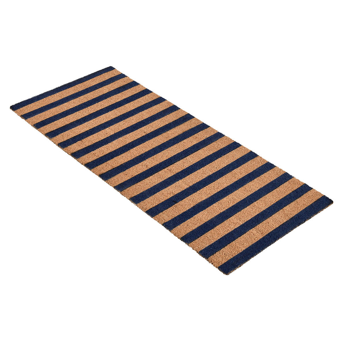Striped Doormat 24x57 - Navy/Natural