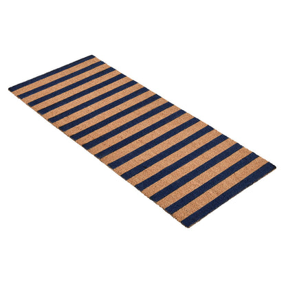 Striped Doormat 24x57 - Navy/Natural