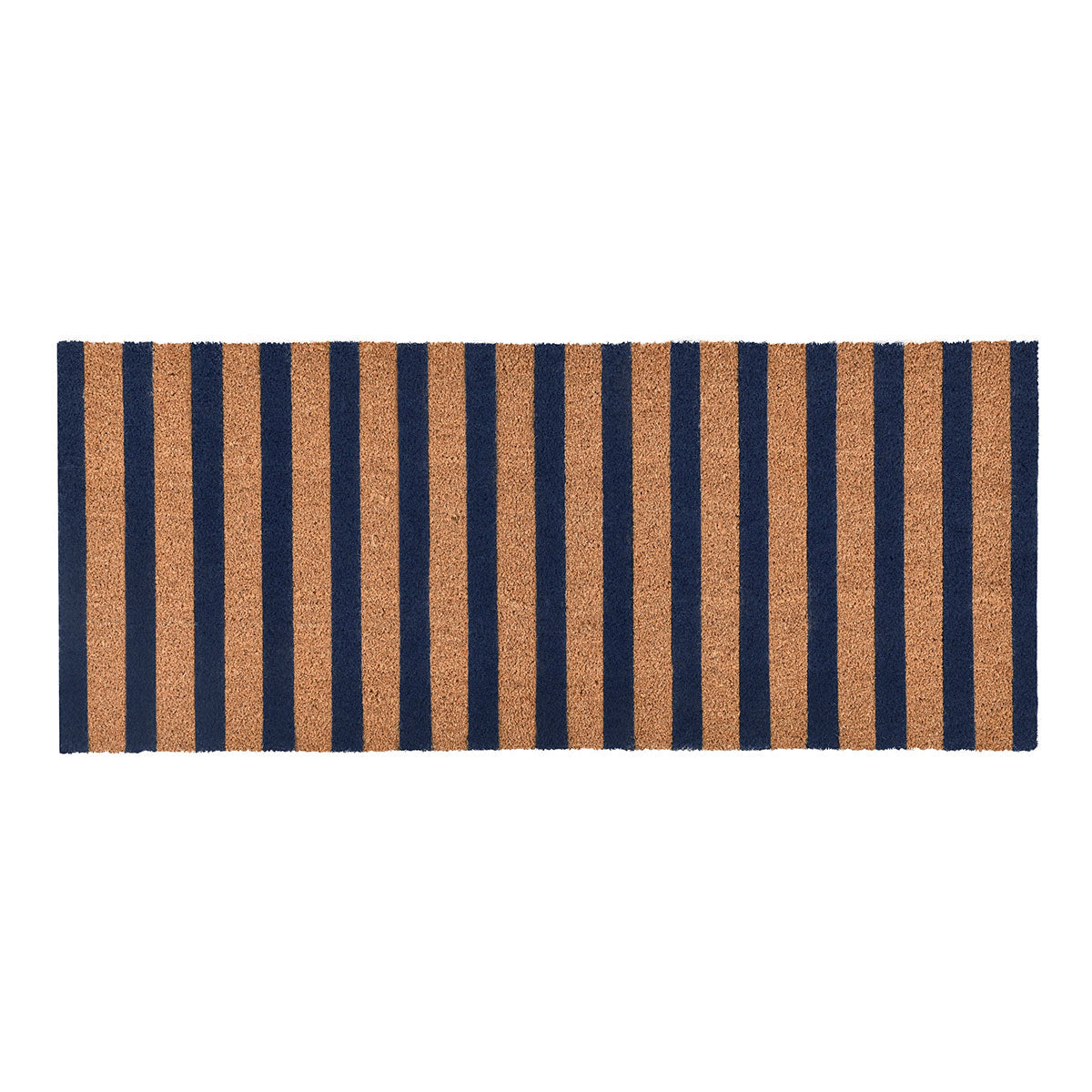 Striped Doormat 24x57 - Navy/Natural