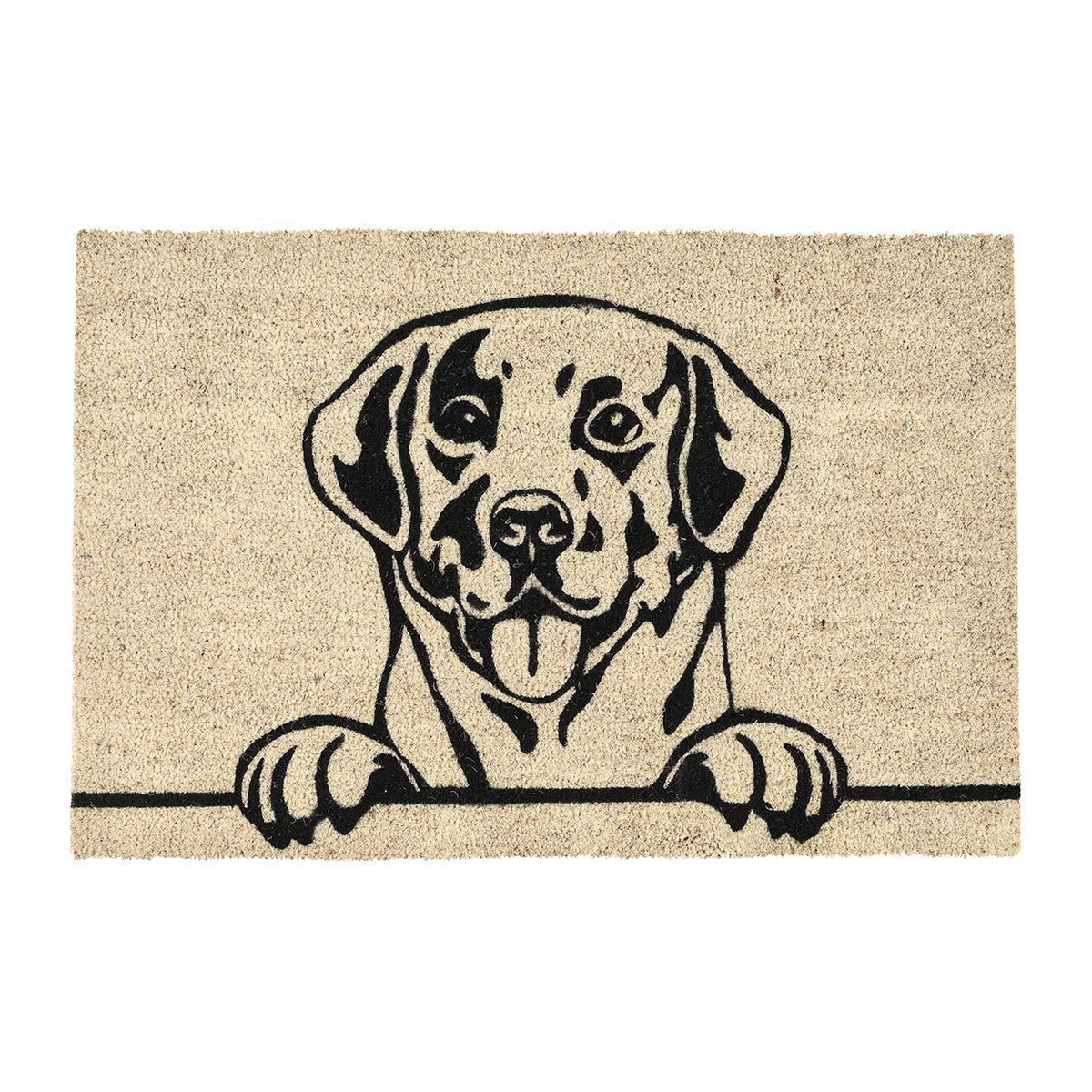 Good Dog Doormat 24x36 - Black/Sand