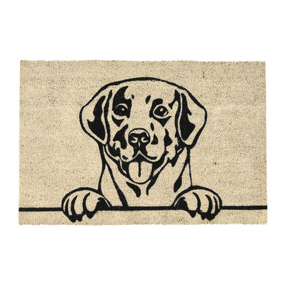 Good Dog Doormat 24x36 - Black/Sand