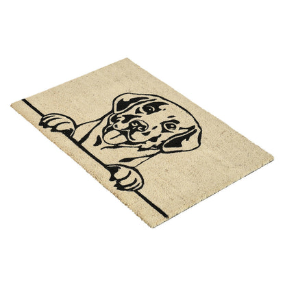Good Dog Doormat 24x36 - Black/Sand