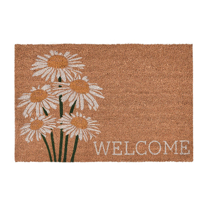 Welcome Doormat 24x36 - Daisy