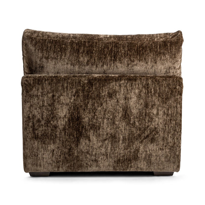 Ludwig Armless Chair - Mossed Brown