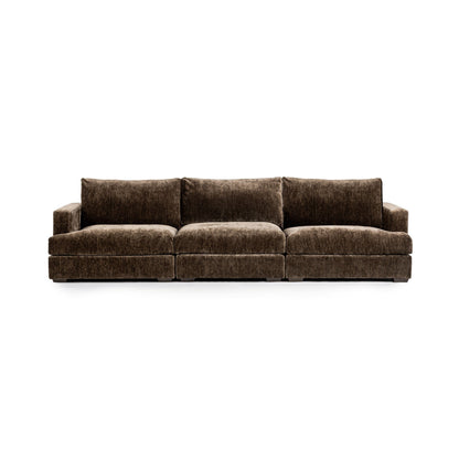 Ludwig 3pc Sofa - Mossed Brown