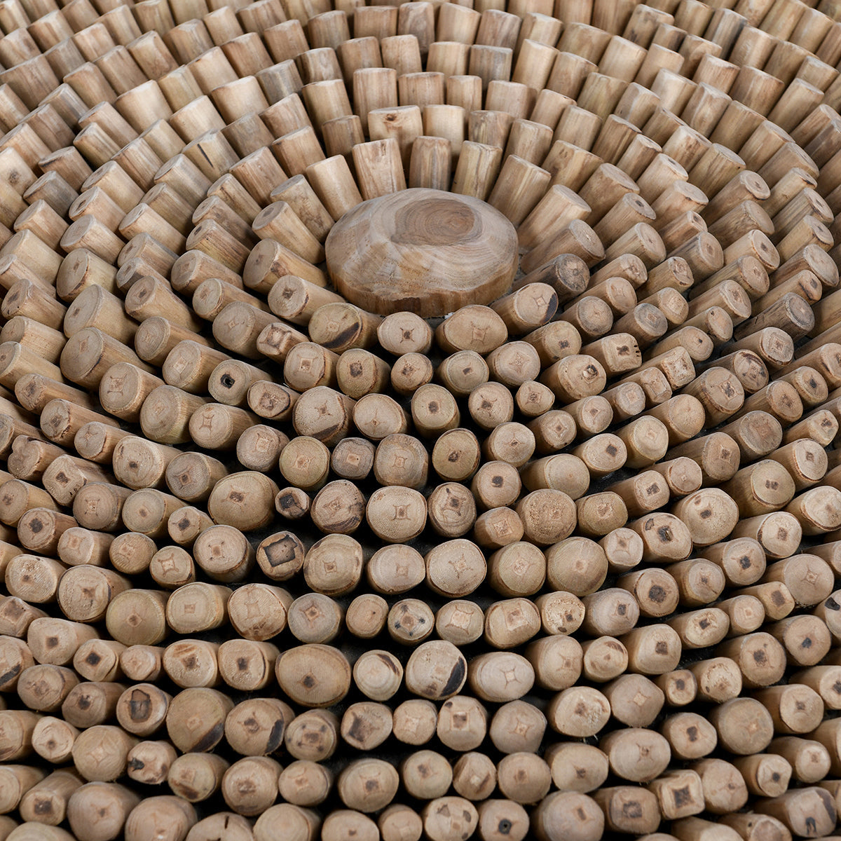 Cyrus Square Coffee Table - Natural/Black
