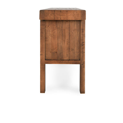 Lahey 11Dwr Rectangle Console Table - Mission Brown