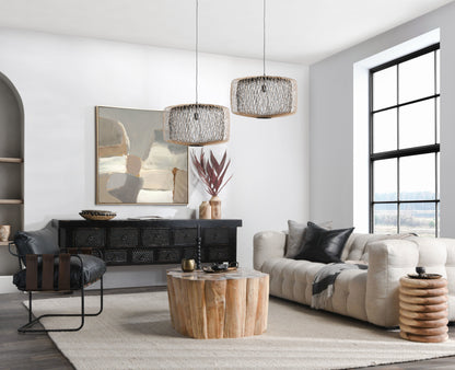 Gala Round End Table - Natural