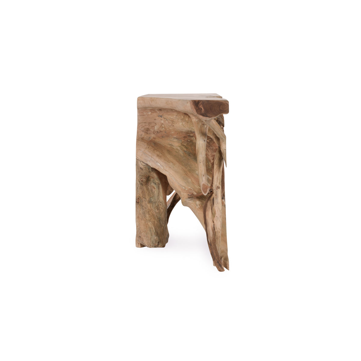 Cypress Teak Root Console Table 70-71" - Natural