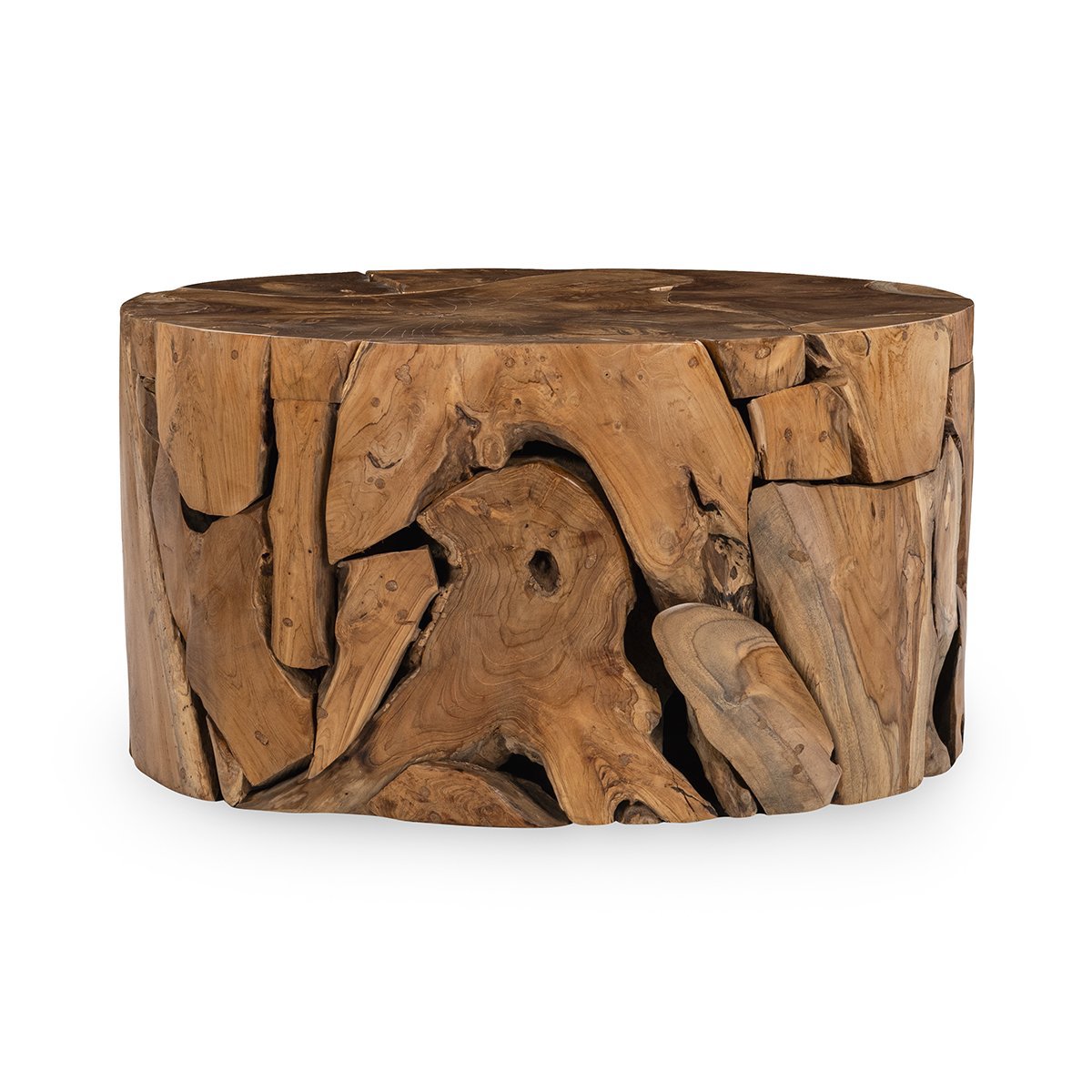 Rhea Round Coffee Table - Natural