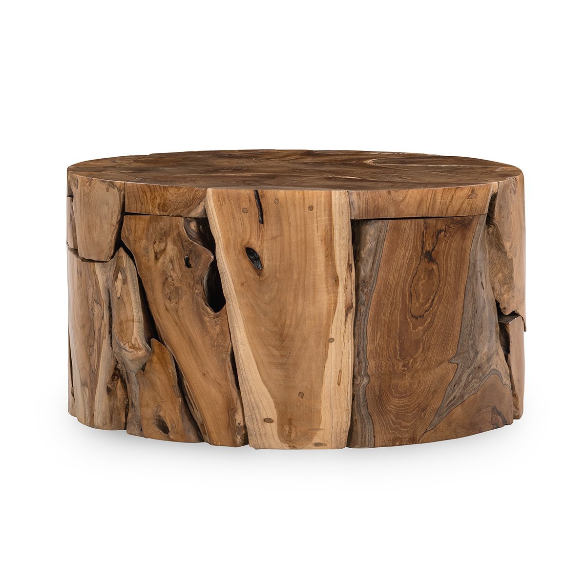 Rhea Round Coffee Table - Natural