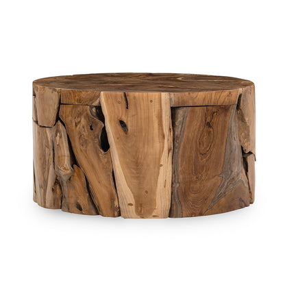 Rhea Round Coffee Table - Natural