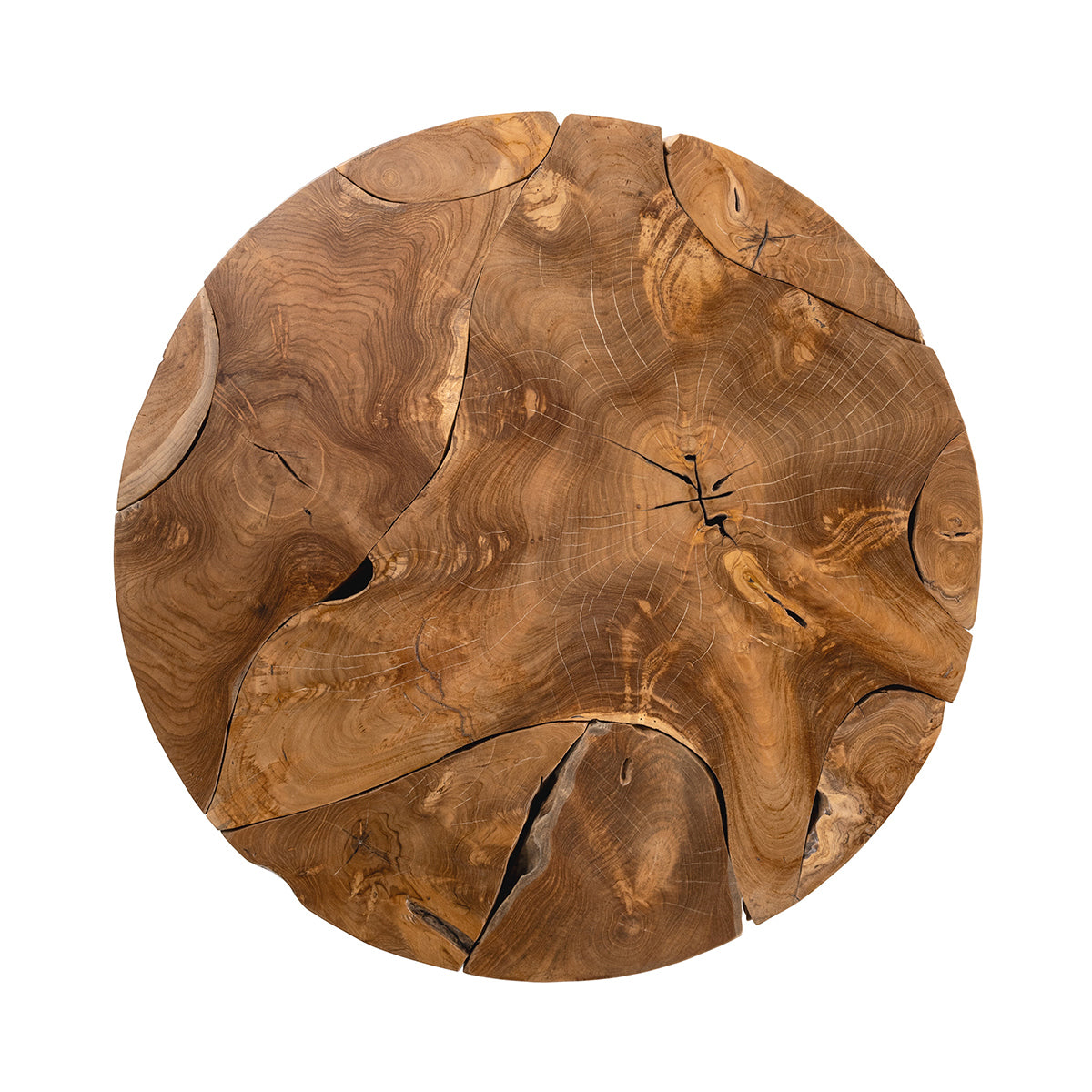 Rhea Round Coffee Table - Natural