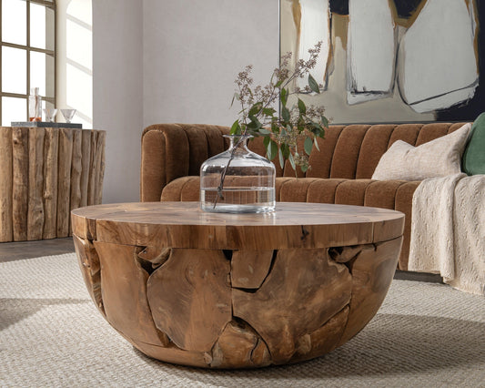 Garford Round Coffee Table - Natural
