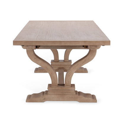 Alexander Extending Dining Table - Distressed Brown