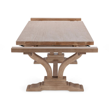 Alexander Extending Dining Table - Distressed Brown