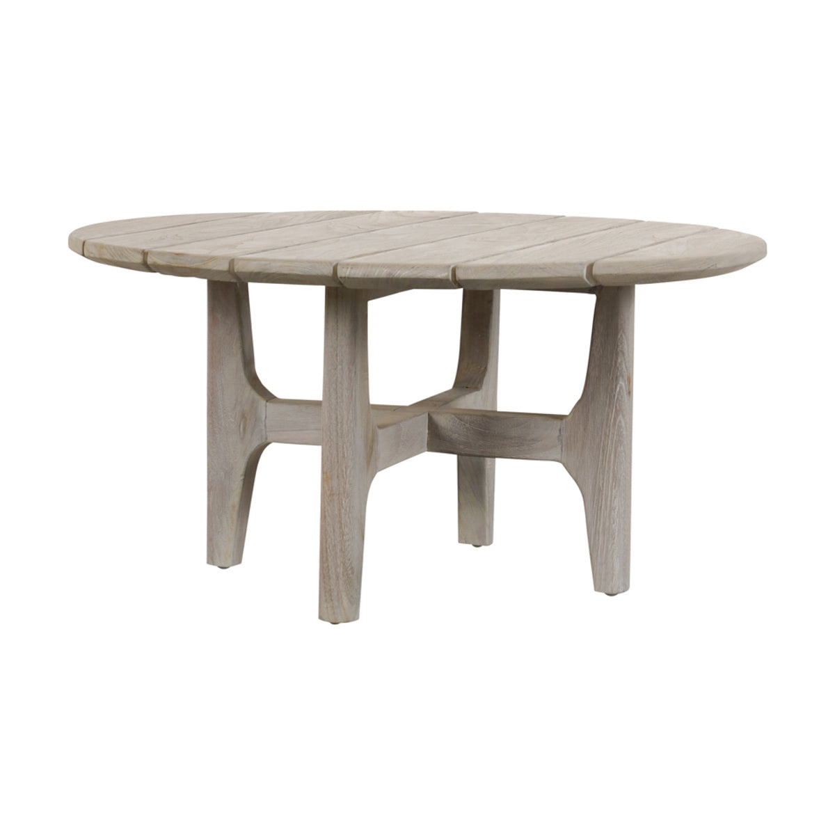 Dawn Outdoor Round Coffee Table - Gray