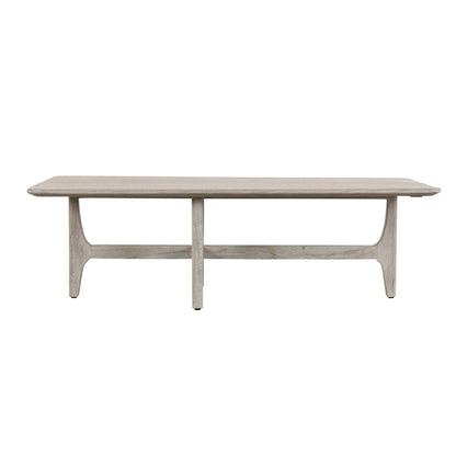Dawn Outdoor Rectangle Coffee Table - Gray