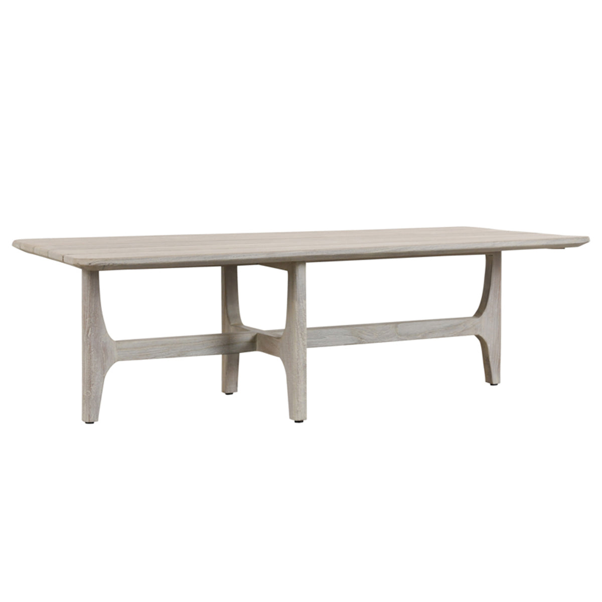 Dawn Outdoor Rectangle Coffee Table - Gray