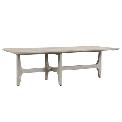 Dawn Outdoor Rectangle Coffee Table - Gray