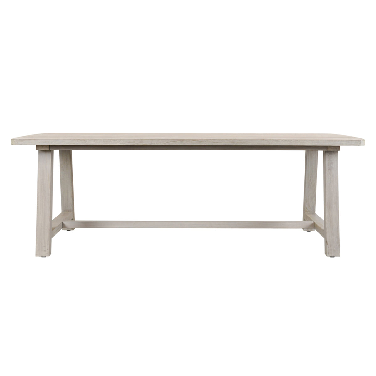 Agnes Outdoor Rectangle Dining Table - Gray