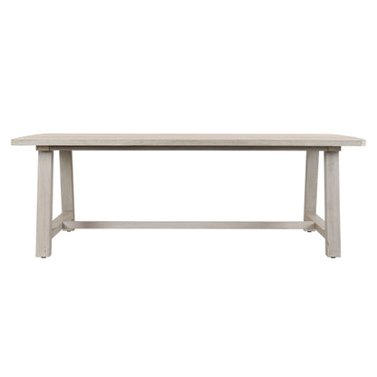 Agnes Outdoor Rectangle Dining Table - Gray