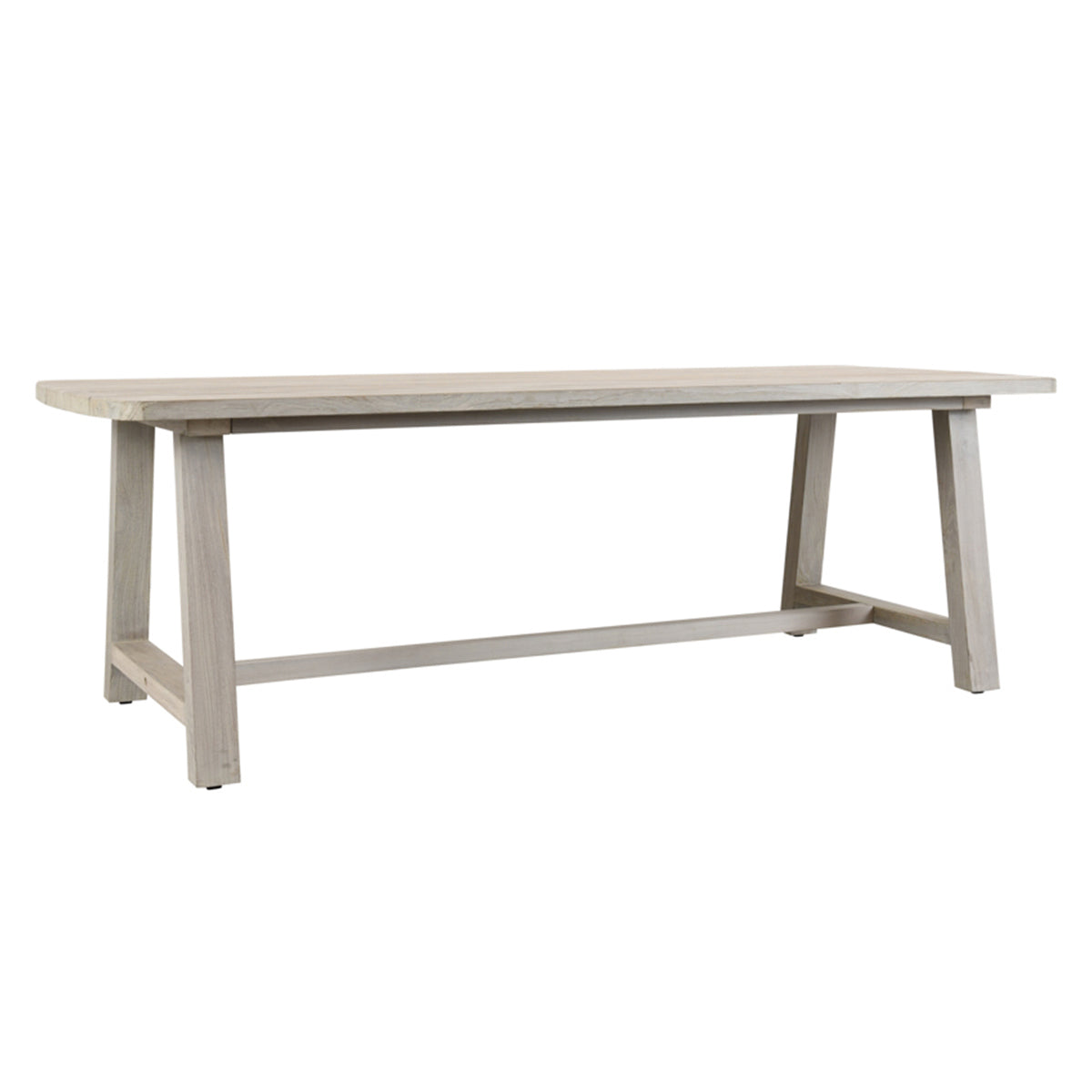 Agnes Outdoor Rectangle Dining Table - Gray