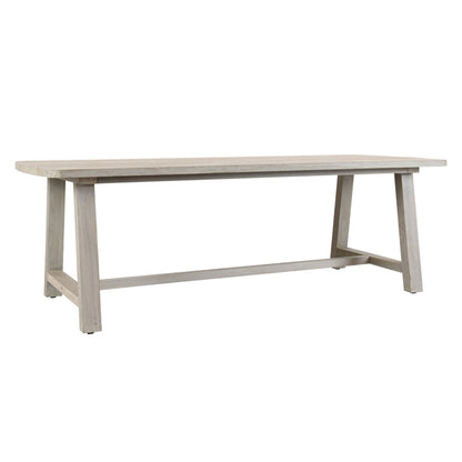 Agnes Outdoor Rectangle Dining Table - Gray