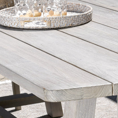 Agnes Outdoor Rectangle Dining Table - Gray