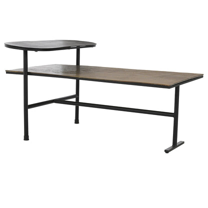Wagner Cast Aluminum Rectangle Coffee Table - Dark Antique