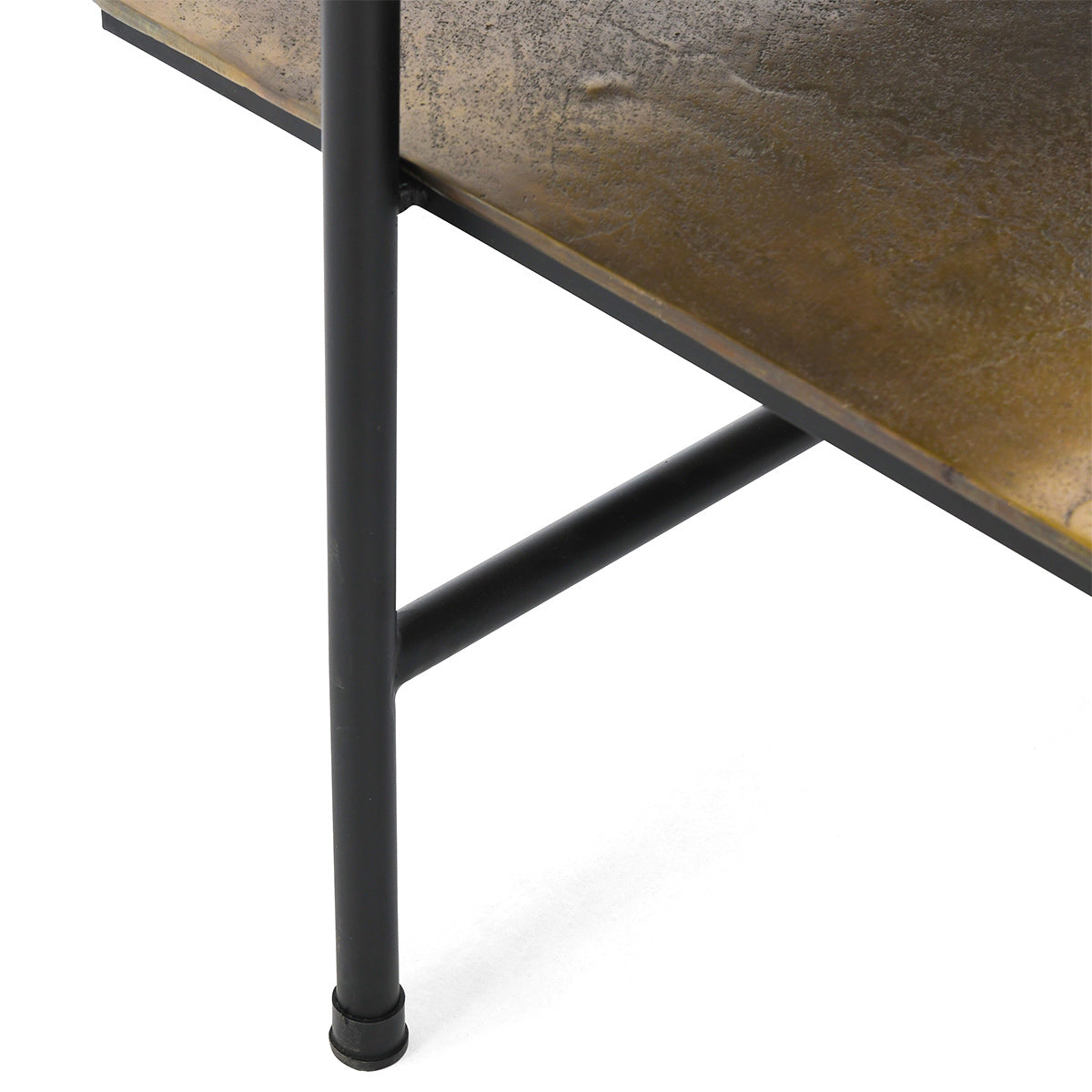Wagner Cast Aluminum Rectangle Coffee Table - Dark Antique