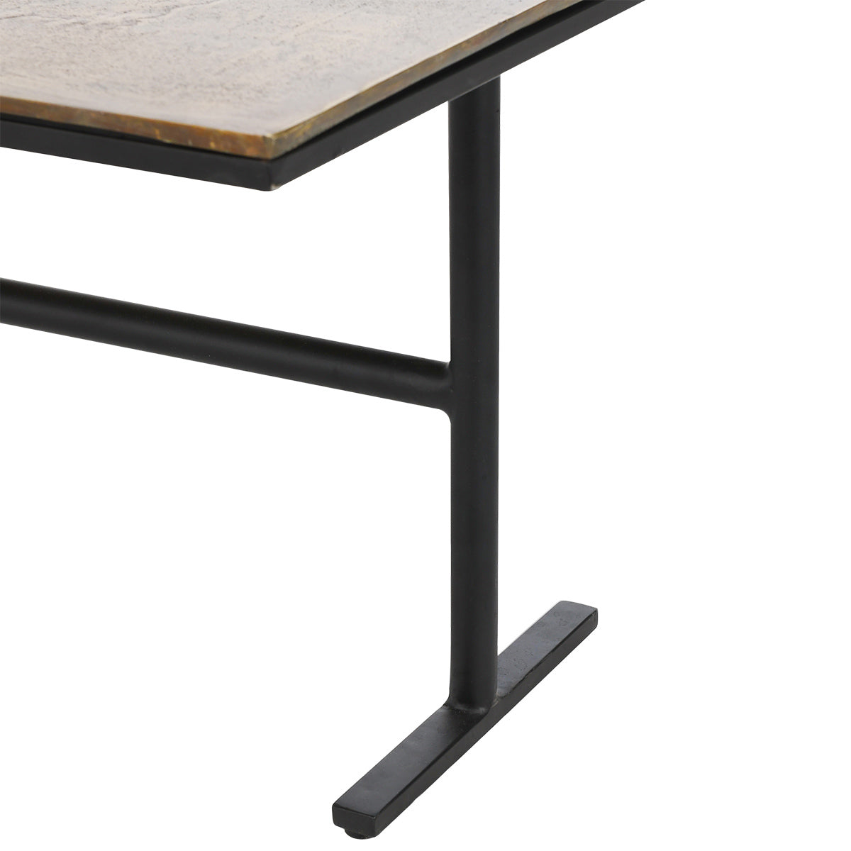 Wagner Cast Aluminum Rectangle Coffee Table - Dark Antique