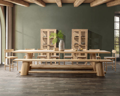 Foundation Rectangle Gathering Table - Light Oak
