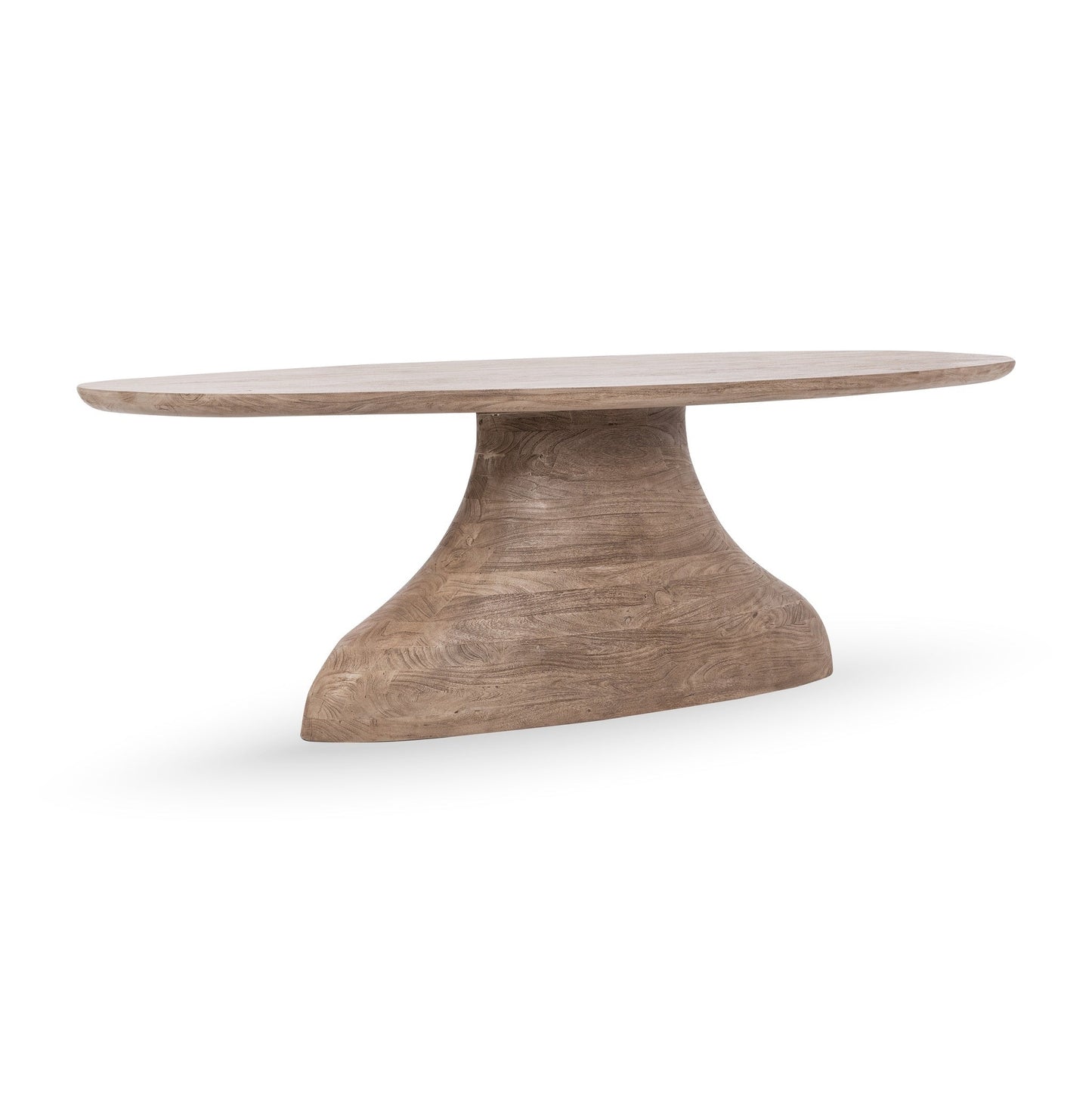 Amra Oval Dining Table - Sandstone Greige