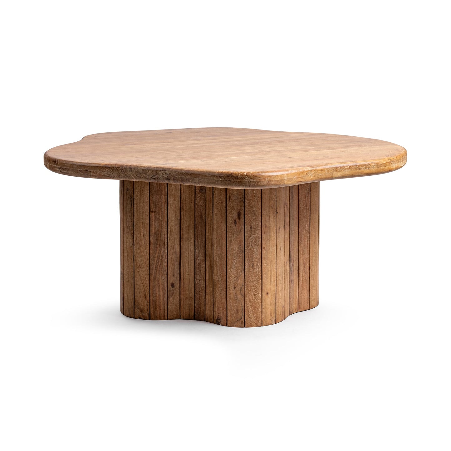 Alvaro 65" Free Form Dining Table - Golden Wheat