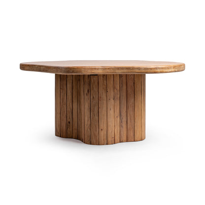 Alvaro 65" Free Form Dining Table - Golden Wheat