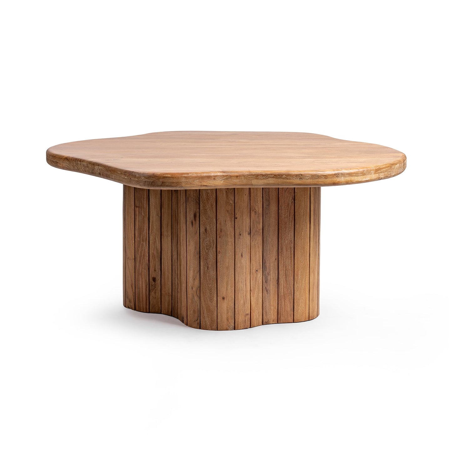 Alvaro 65" Free Form Dining Table - Golden Wheat