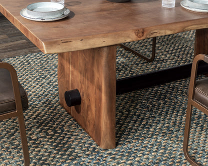 Fonda Leather Dining Chair - Truffle Brown