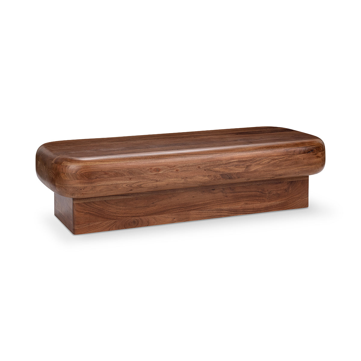 Craig Rectangle Coffee Table - Acorn Brown