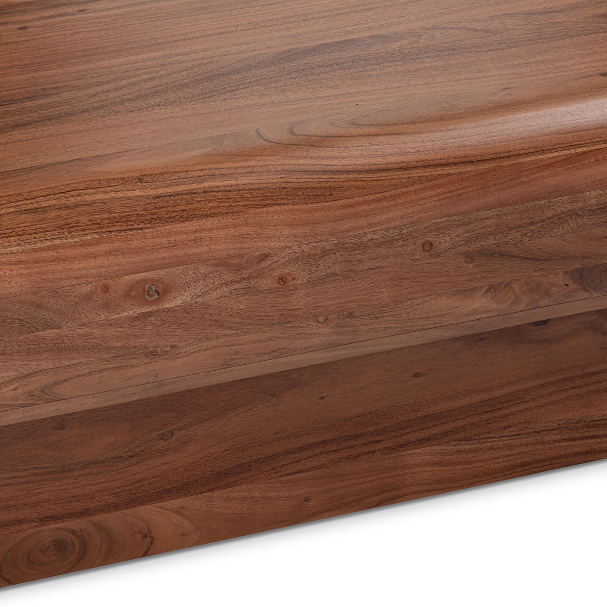 Craig Rectangle Coffee Table - Acorn Brown