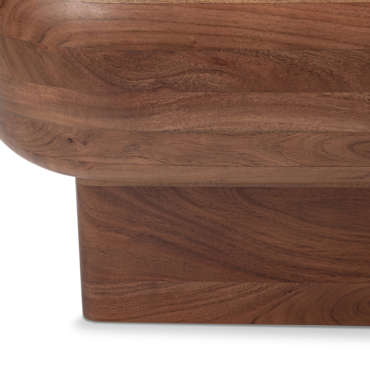 Craig Rectangle Coffee Table - Acorn Brown