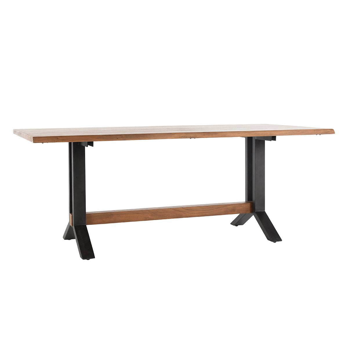 Bellamy Rectangle Dining Table - Amber Brown