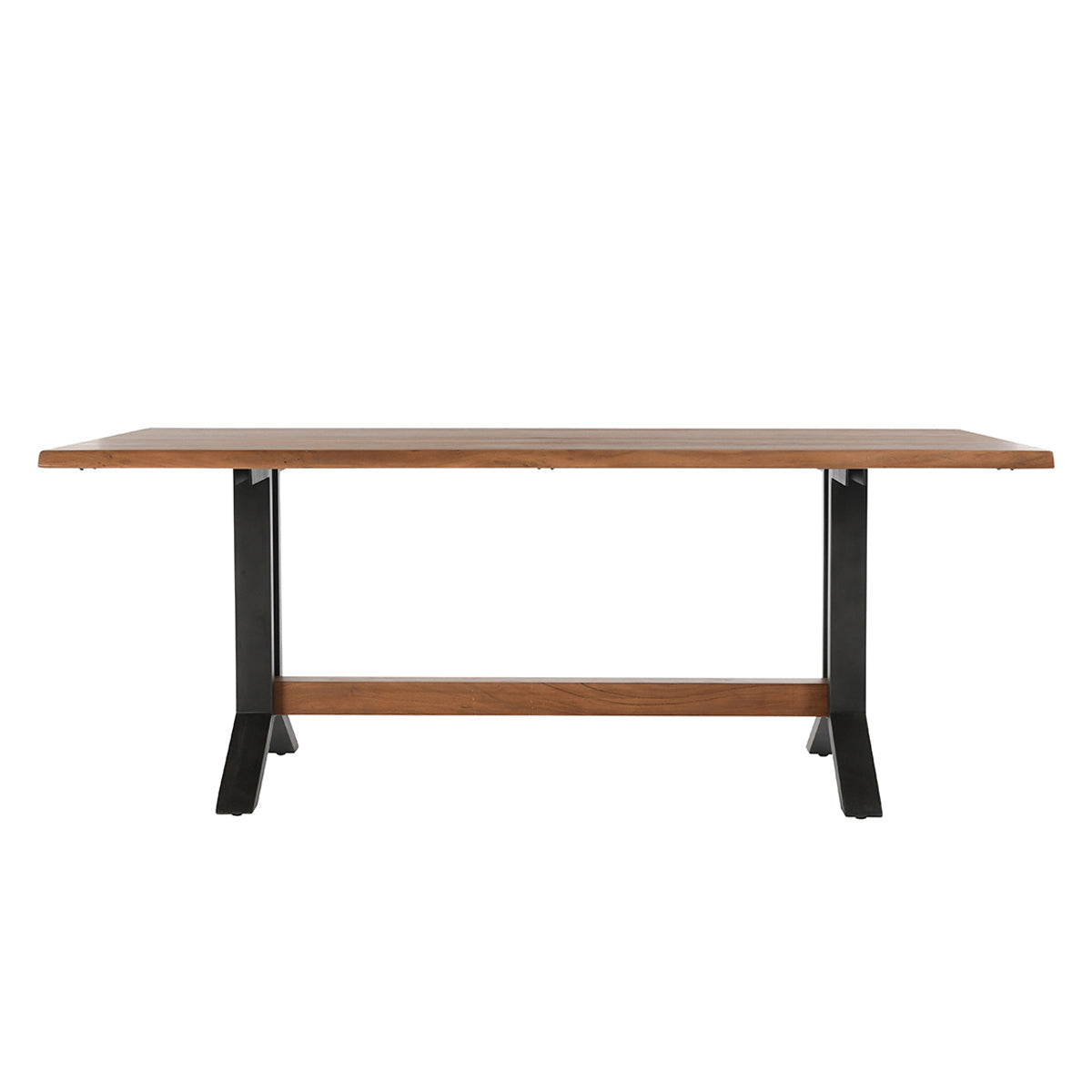 Bellamy Rectangle Dining Table - Amber Brown