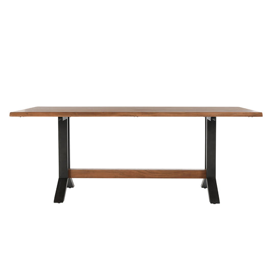 Bellamy Rectangle Dining Table - Amber Brown