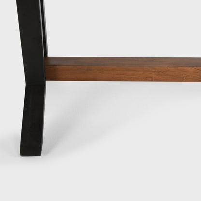 Bellamy Rectangle Dining Table - Amber Brown
